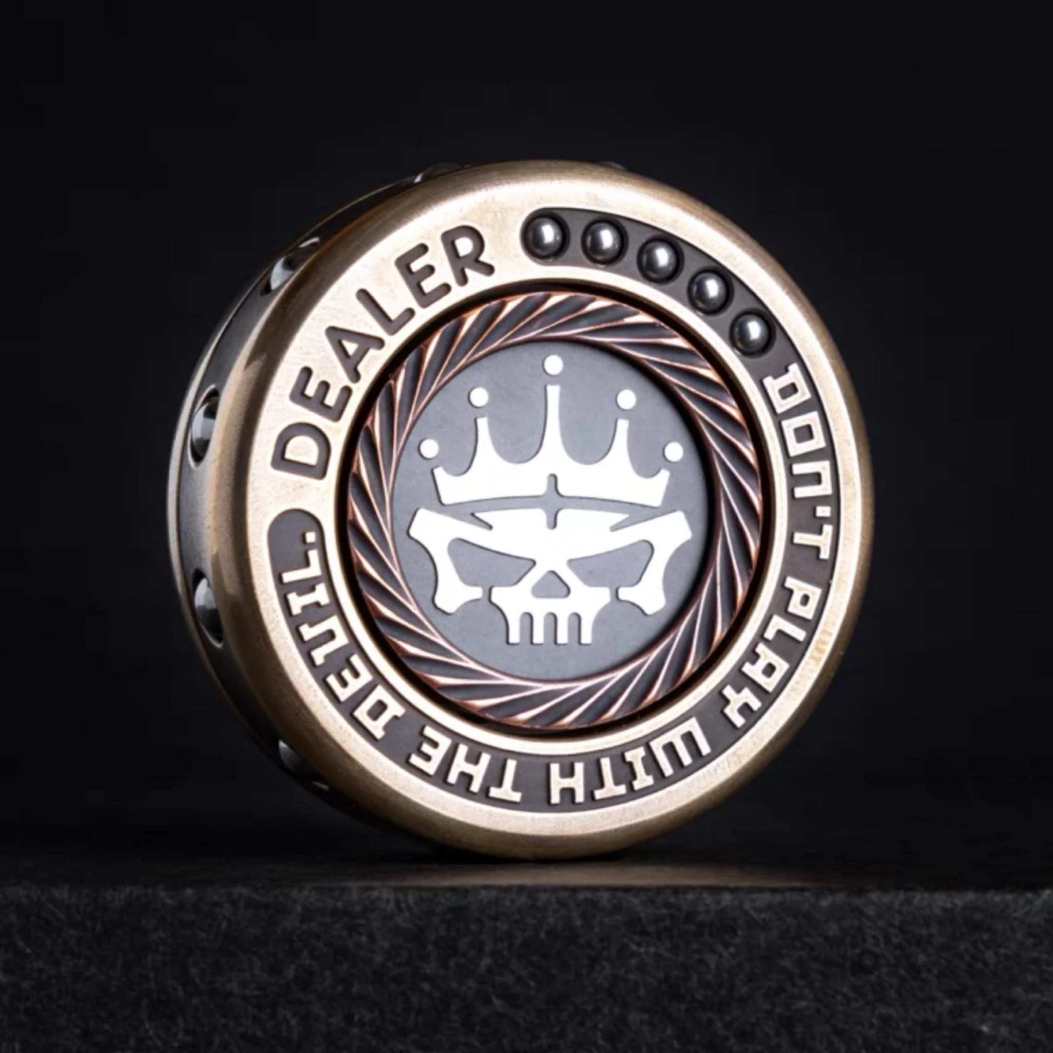 Lautie MINI DEALER Coin 2099 Poker Fidget Spinner - Image 4