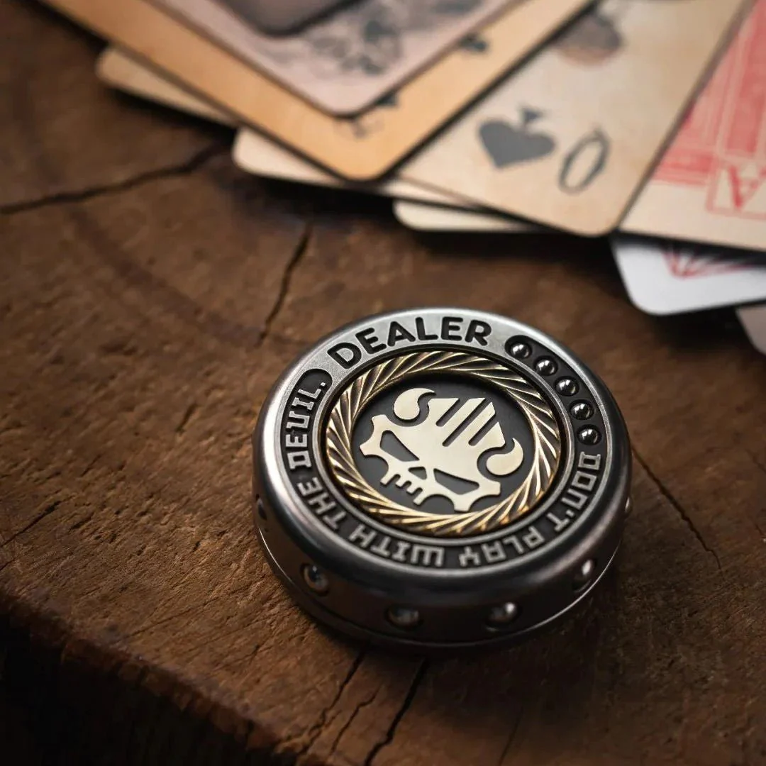 Lautie MINI DEALER Coin 2099 Poker Fidget Spinner - Image 6