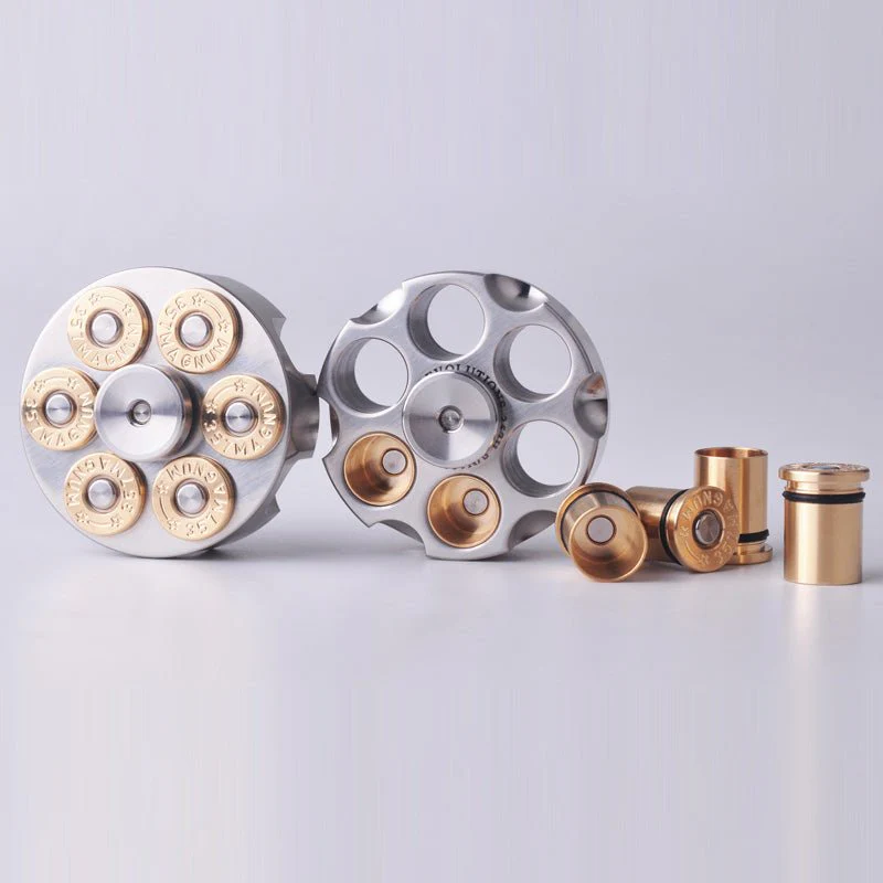 MLD Revolver Bullet Stainless Steel Fidget Spinner - Image 7