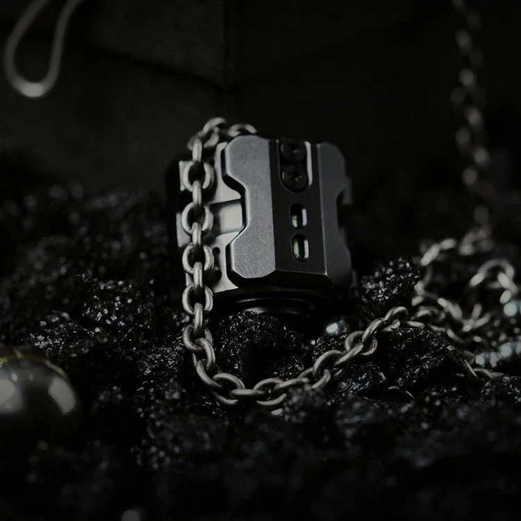 Muyi Sonic Mecha Titanium EDC Knife Bead Fidget Spinner Pendant - Image 16