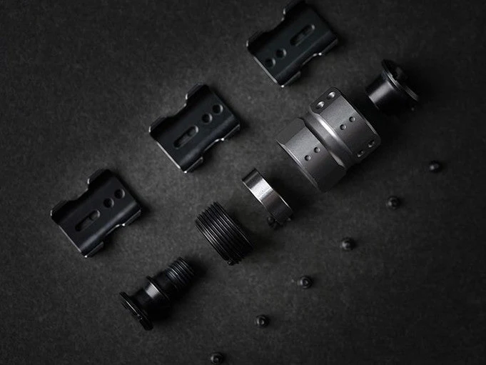 Muyi Sonic Mecha Titanium EDC Knife Bead Fidget Spinner Pendant - Image 17