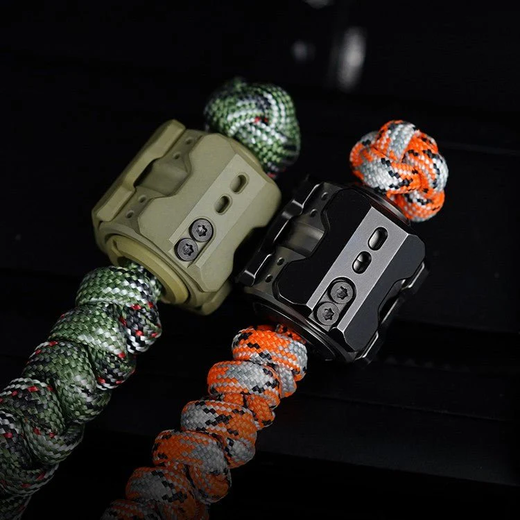 Muyi Sonic Mecha Titanium EDC Knife Bead Fidget Spinner Pendant - Image 4