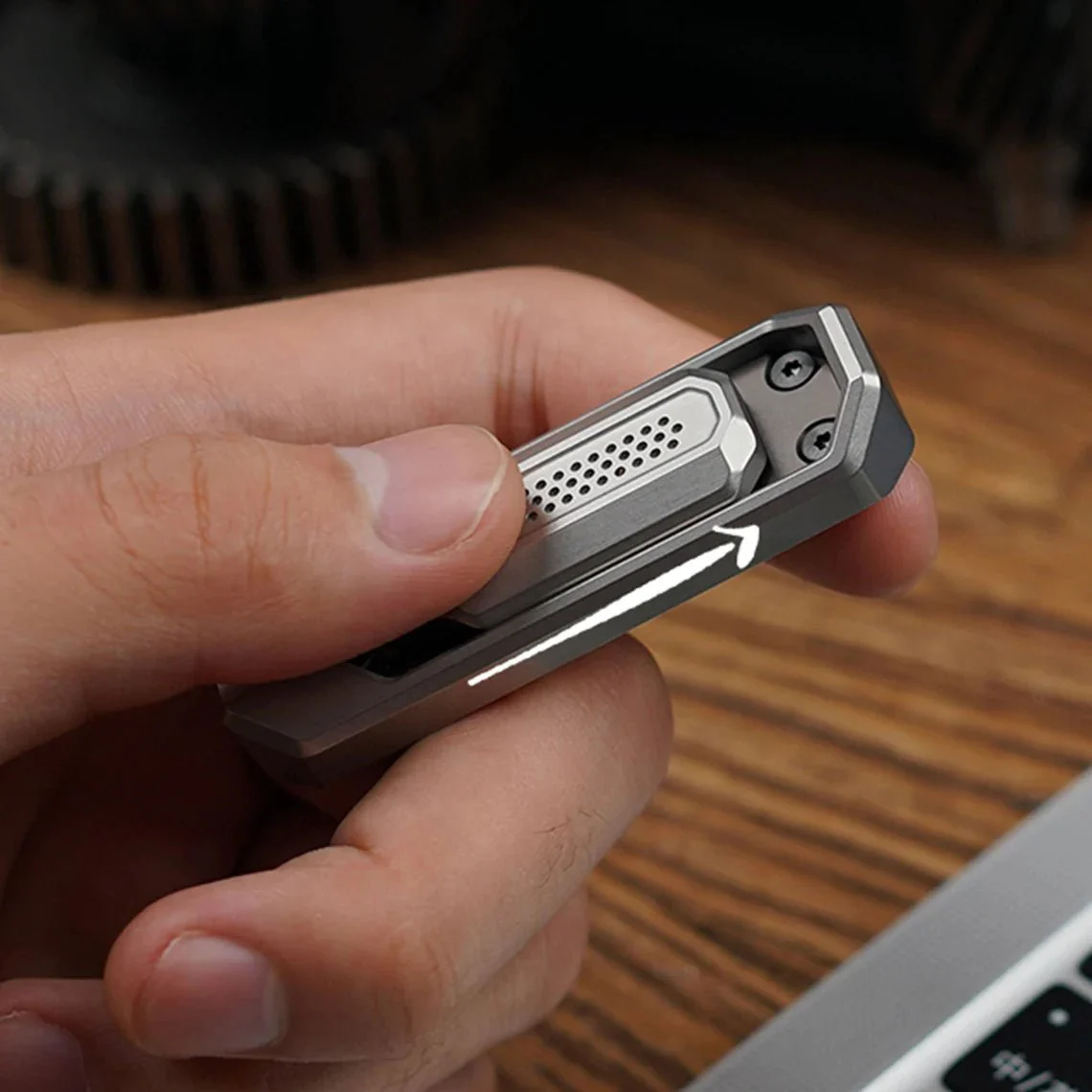 Muyi Cyber Mecha Sound Wave Nano Fidget Slider - Image 13