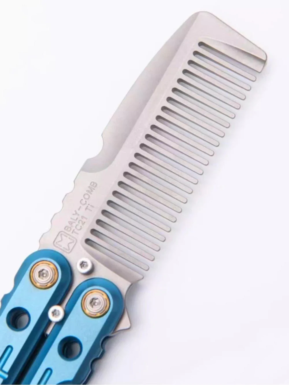 Ruisha MOYEWORKS Titanium Gravity Fidget Comb - Image 12