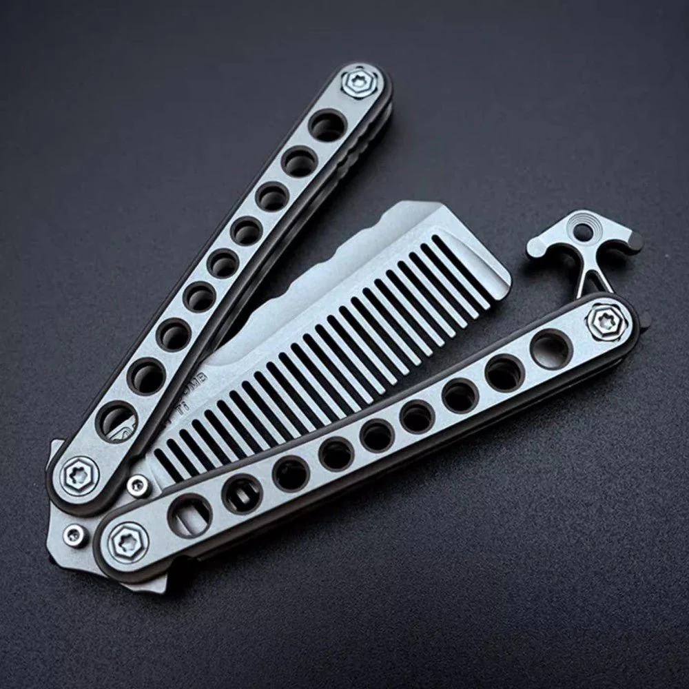 Ruisha MOYEWORKS Titanium Gravity Fidget Comb - Image 3